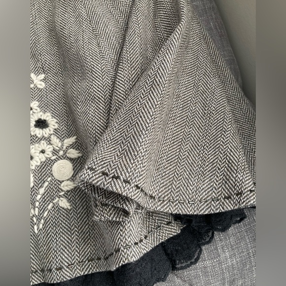 RARE Vintage Anthro Wool Skirt - Picture 4 of 9